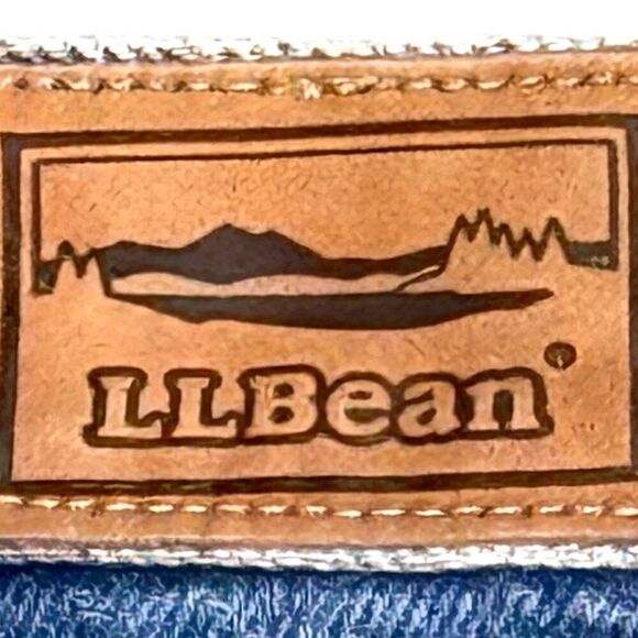 LL Bean High Waisted Flannel Lined Warmed Blue Jeans 36x29 Warm Weather Work Pan - Picture 5 of 7